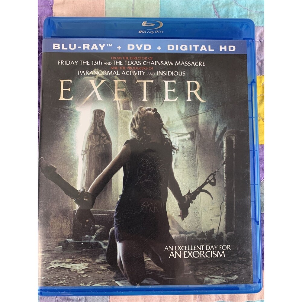 Exeter (Blu-ray/DVD 2012) Rare OOP Horror Exorcism Bluray DVD
